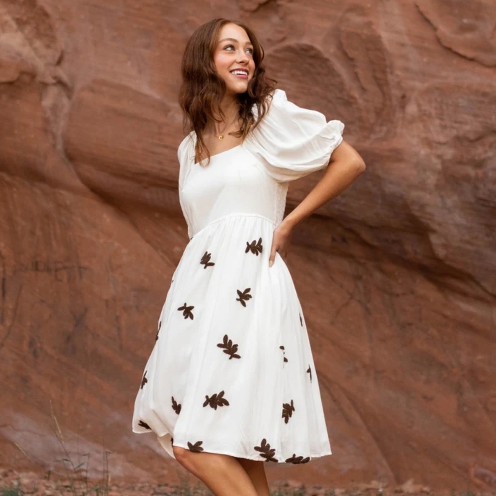 Polagram square neck dress - Picture 2 of 3